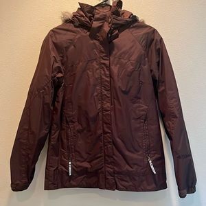 Columbia Faux Fur Hood Waterproof Jacket